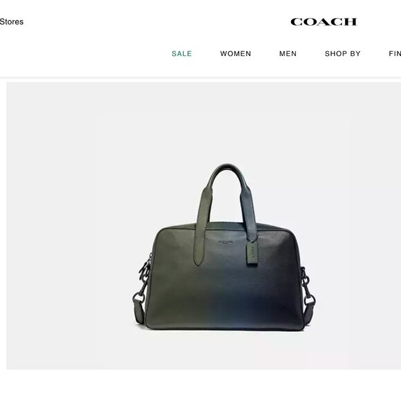 Coach Handbags - NWOT Coach Metropolitan Soft Carryall with Ombre Blue and Green